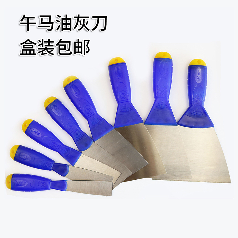 1-6インチ Wuma プラスチックハンドル パテナイフ スパチュラ 小型シャベル ペイントナイフ スクレーパー クリーニングナイフ パテナイフ こて