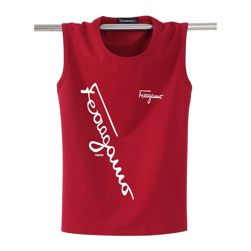 Mùa hè nam vest cotton rộng kích thước thể thao thể thao không tay áo thun béo xu hướng vest bên ngoài mặc vest - Áo vest cotton vest trung niên