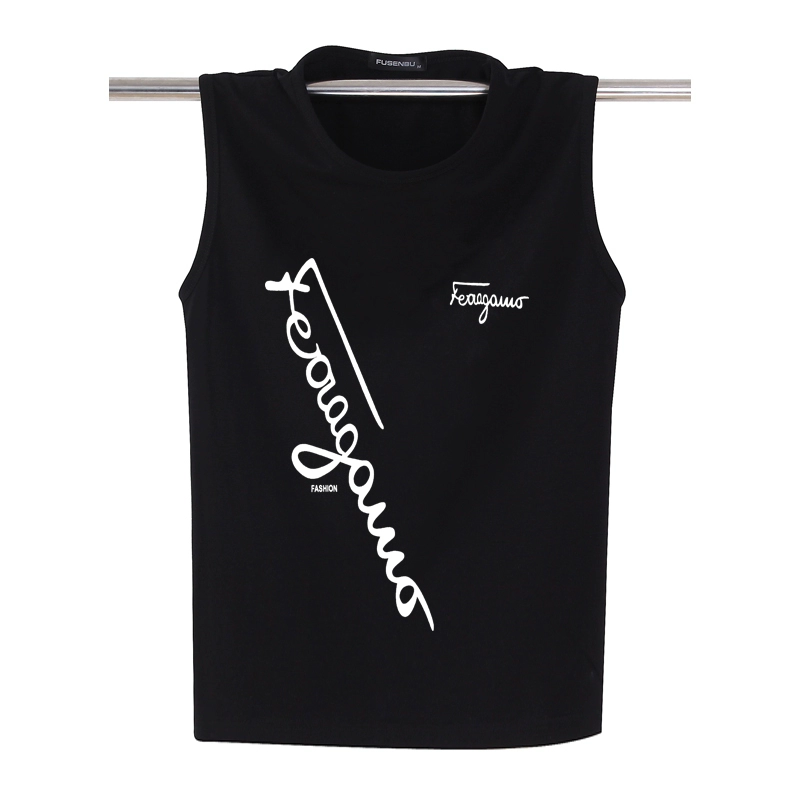 Mùa hè nam vest cotton rộng kích thước thể thao thể thao không tay áo thun béo xu hướng vest bên ngoài mặc vest - Áo vest cotton vest trung niên