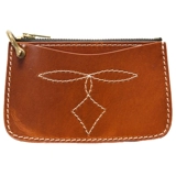 Ретро качественный бумажник с молнией, кожаный изысканный картхолдер, сумка-органайзер, в американском стиле, из натуральной кожи, Италия