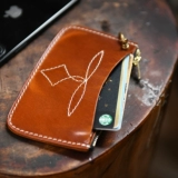 Ретро качественный бумажник с молнией, кожаный изысканный картхолдер, сумка-органайзер, в американском стиле, из натуральной кожи, Италия