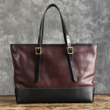 Кожаная универсальная сумка подходит для мужчин и женщин, воловья кожа, из натуральной кожи