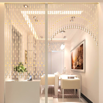 Living room European style partition curtain new product gourd household bead curtain anti-winding aisle entrance feng shui curtain crystal door curtain