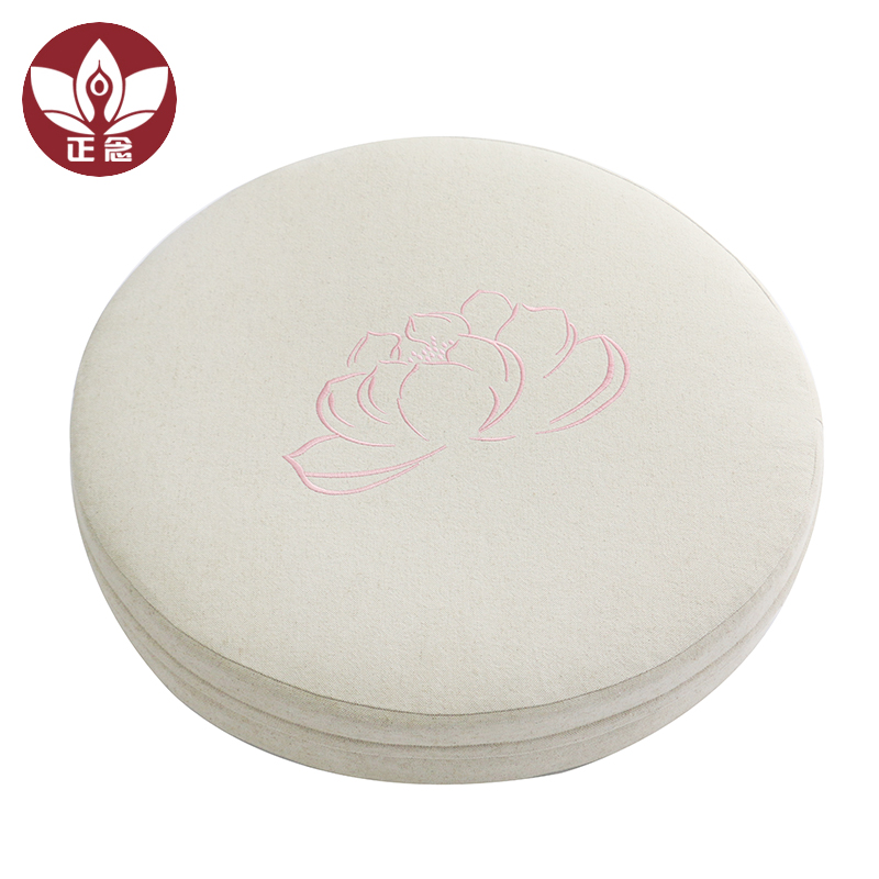 Mindfulness meditation cushion Linen meditation cushion meditation cushion meditation cushion high elastic natural coconut silk futon meditation cushion