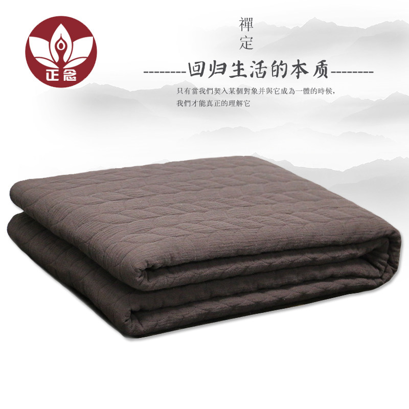 Mindfulness Chinese Style Pure Cotton Thick Sitting Meditation Blanket Sitting Blanket Meditation Shawl Covering Air Conditioning Blanket