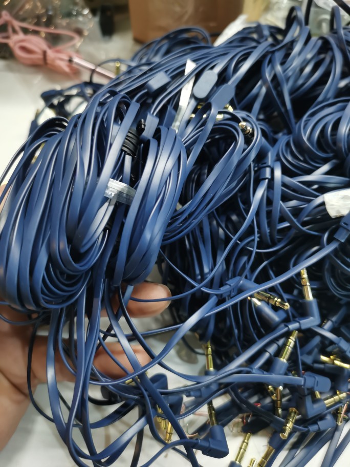 DIY headphone repair upgrade hair burning grade wire high quality earphones line 3mm noodle line for a 10 bar-Taobao