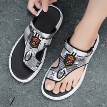 Herringbone Towing Male Summer Outdoor Men Cool Shoes Outwear Net Red Non-slip Waterproof Personality Dual-use Sandals and Slippers