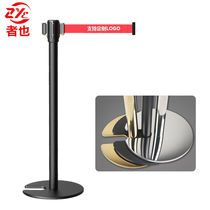 The person also U shaped base one meter wire guard bar isolation belt telescopic with stackable bank queuing subway isolation lever