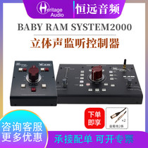 Heritage Audio Baby RAM two-channel passive monitor controller stereo speaker controller