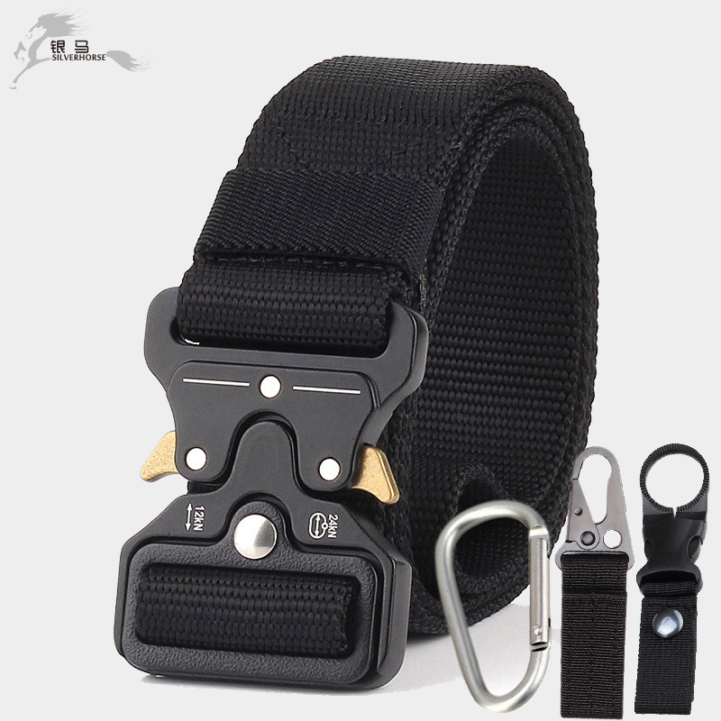 2019 new 3 8cm tactical belt men's military fan tactical belt outdoor training belt wear-resistant fast and convenient