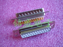 Car needle D-suB 25-pin female head welding line DB-25P female plug gilded feet