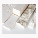 Брендовые бежевые натуральные мраморные серьги, аксессуар, ожерелье