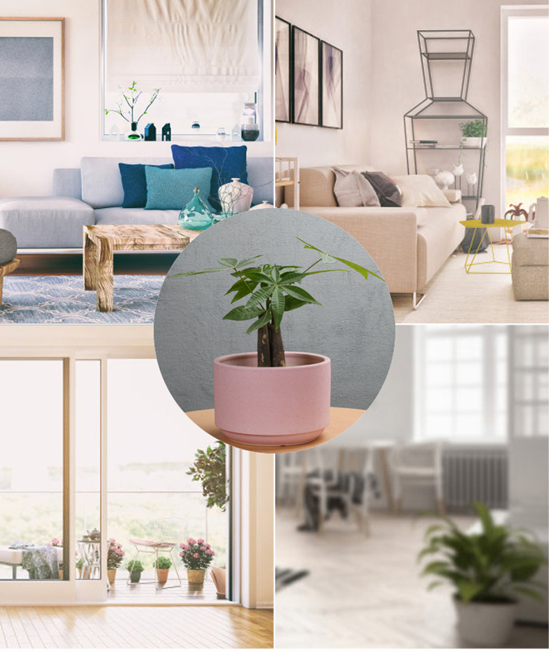 Large - diameter pot ceramic extra Large wholesale green plant other I and contracted sitting room balcony flowerpot pack mail clearance