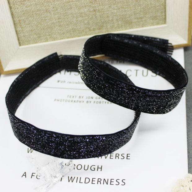 Đen thấp chìa khóa đơn giản mềm headband tóc hoop phụ kiện tóc đẹp cổ điển tóc dài dán tóc gãy không có dấu vết dính tóc dính ma thuật - Phụ kiện tóc kẹp tóc càng cua