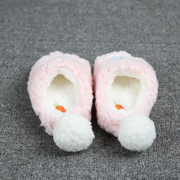 Pantoufles enfants en suède pour hiver - semelle caoutchouc - Ref 1033766 Image 22