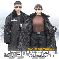 Military cotton coat mens winter thickened military style coat cotton coat cold clothing labor insurance camouflage suit work Cotton women