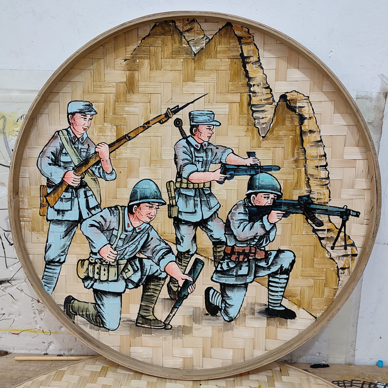 竹编簸箕画如何点亮美丽乡村新颜值？