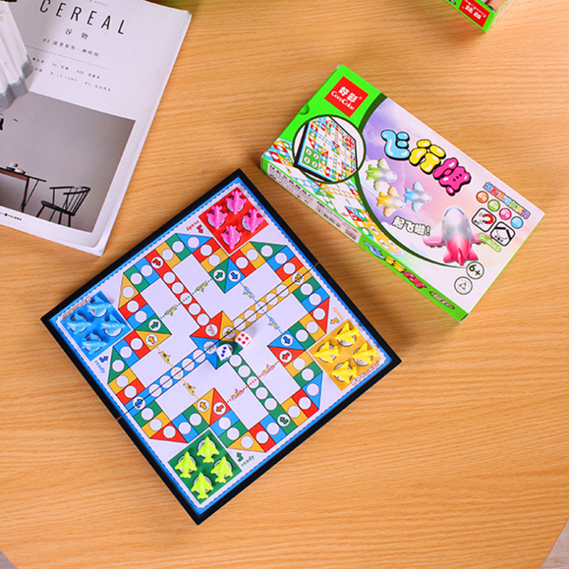 Large Number Puzzle Magnetic Flight Chess Folding Box Intelligence Game Chess Parenting Interactive China Chess Children Chess