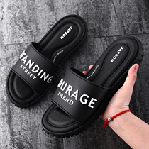 Mens slippers summer 2021 new fashion wear Korean version of the tide non-slip outdoor leisure beach sic slippers