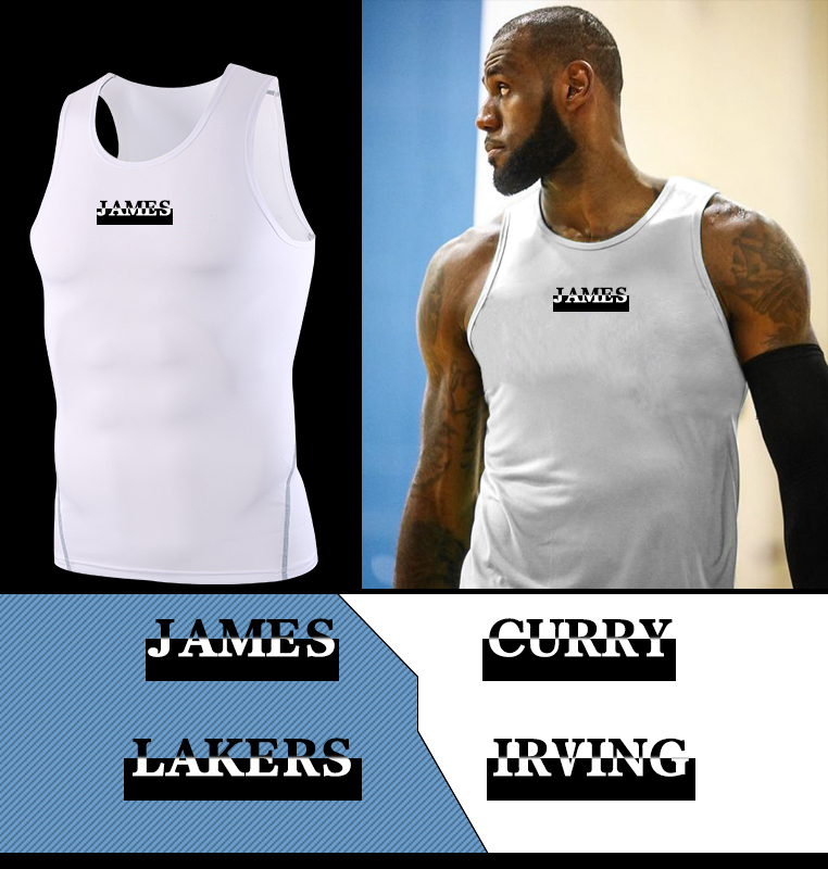 Tight-Fitting Sports Vest for Men, Sweat-Absorbent, Quick-Drying, Elastic Training Basketball, Football, Track and Field, Running, Fitness Clothing, Base Layer Shirt