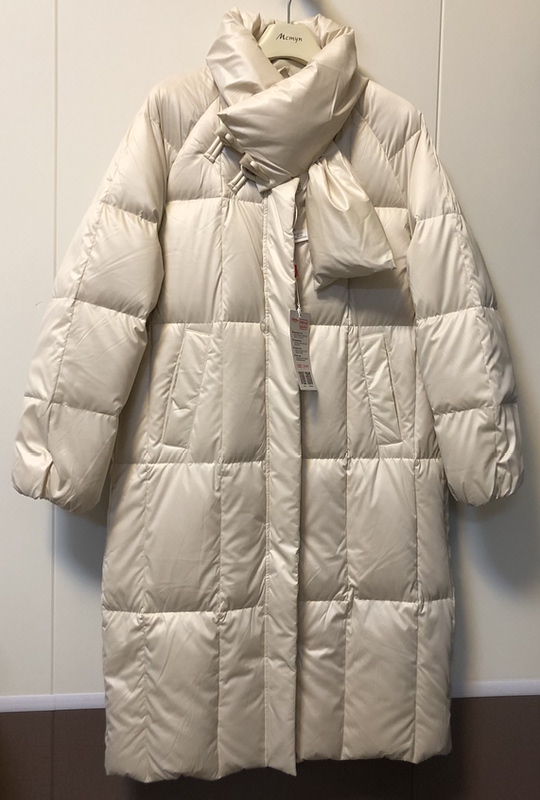 Off-Season Special Price New Fashion Casual down Jacket Mid-Length with Scarf New National Standard 90% down Thickened for Warmth