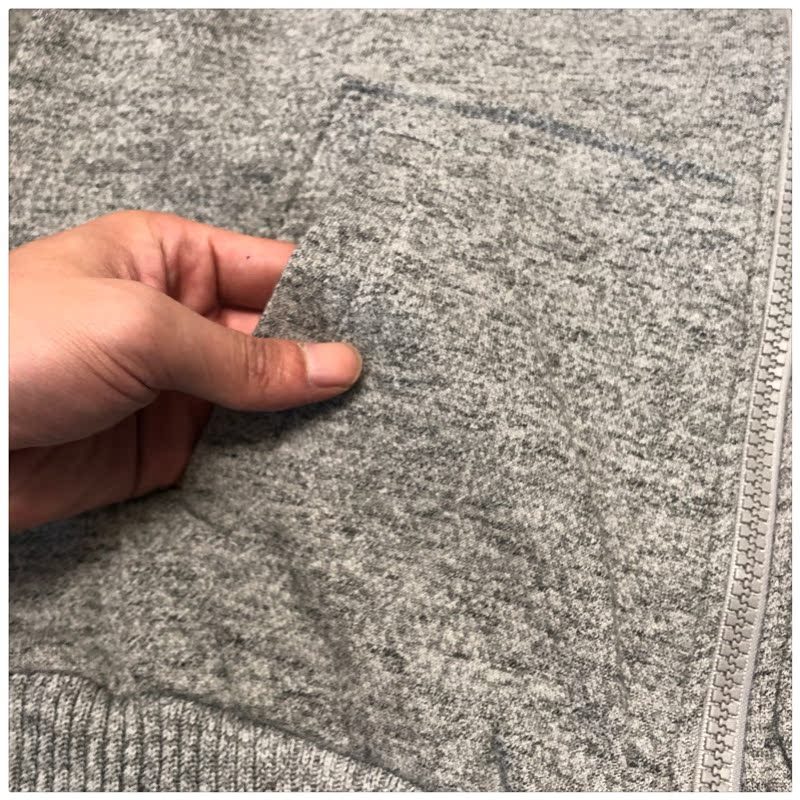 Ngày tết dày da cừu mùa đông ấm áp dây kéo rắn màu áo len trùm đầu có lót áo hoodie dây kéo