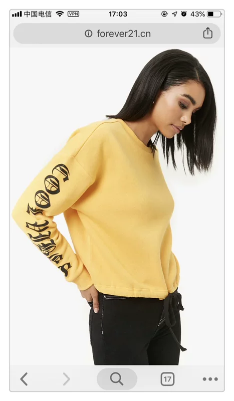 Ngày tết cổ áo len nữ cổ tròn oversized kiểu dây rút hem