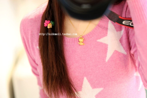 Импортный детский маленький аксессуар для волос, резинка для волос в виде сердечка, в корейском стиле