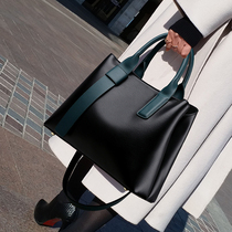 Handbag female 2021 new bag female large-capacity tote bag simple all-match messenger bag fashion leather womens bag