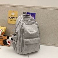 Серая труба+щенок красный шарф