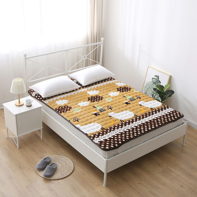 Mùa đông ấm áp tatami nệm sinh viên ký túc xá mét 0.9m1.8m Độc 1,5m đôi dày nệm pad là - Nệm đệm y tế
