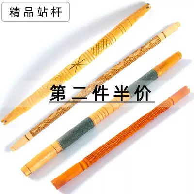 Thrush Birdcage station solid wood frosted starlings station pole log parrot station pole station stand Birdcage accessories full set