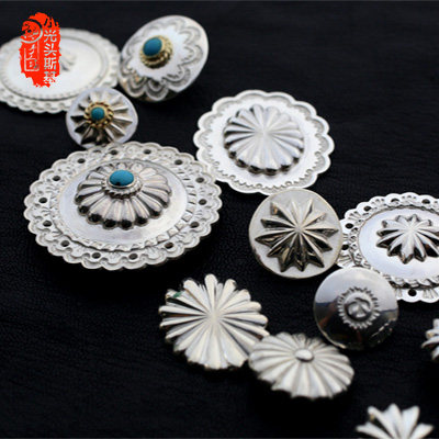 リトル・ボールド・ガイの手作りの絶妙なウォレットクリップ、925スターリングシルバー、ターコイズ象嵌のファッションウォレットアクセサリー