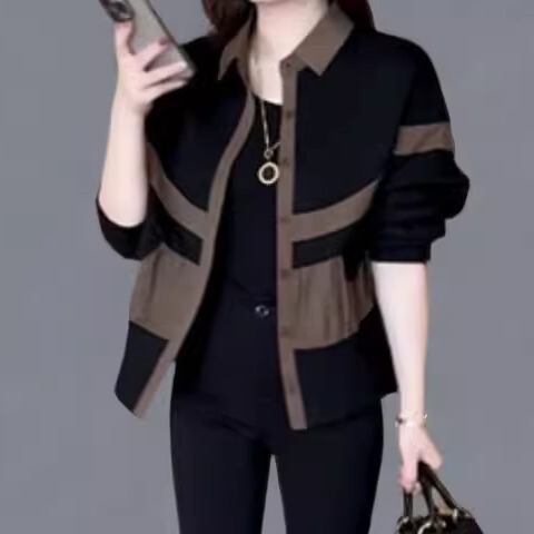 Versatile New Fashion Loose-Fitting Autumn 2026 Age-Reducing Casual Jacket Stylish Slimming Short Jacket Top for Women