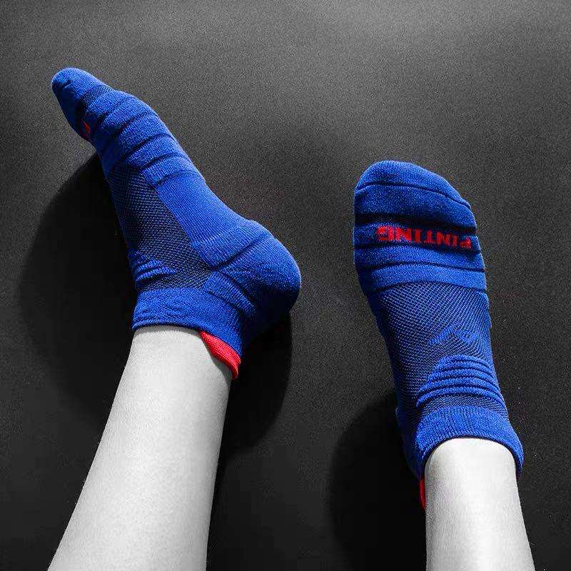 Summer elite basketball socks men's professional towel bottom thickened spring and autumn sports socks Fitness breathable middle tube running socks
