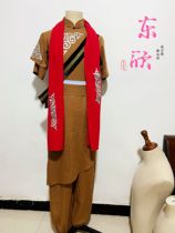 Peach Lee Cup Prairie Arrogance Mongolian Dance Costumes Men Dance Performance Costumes Custom Set Making Booking