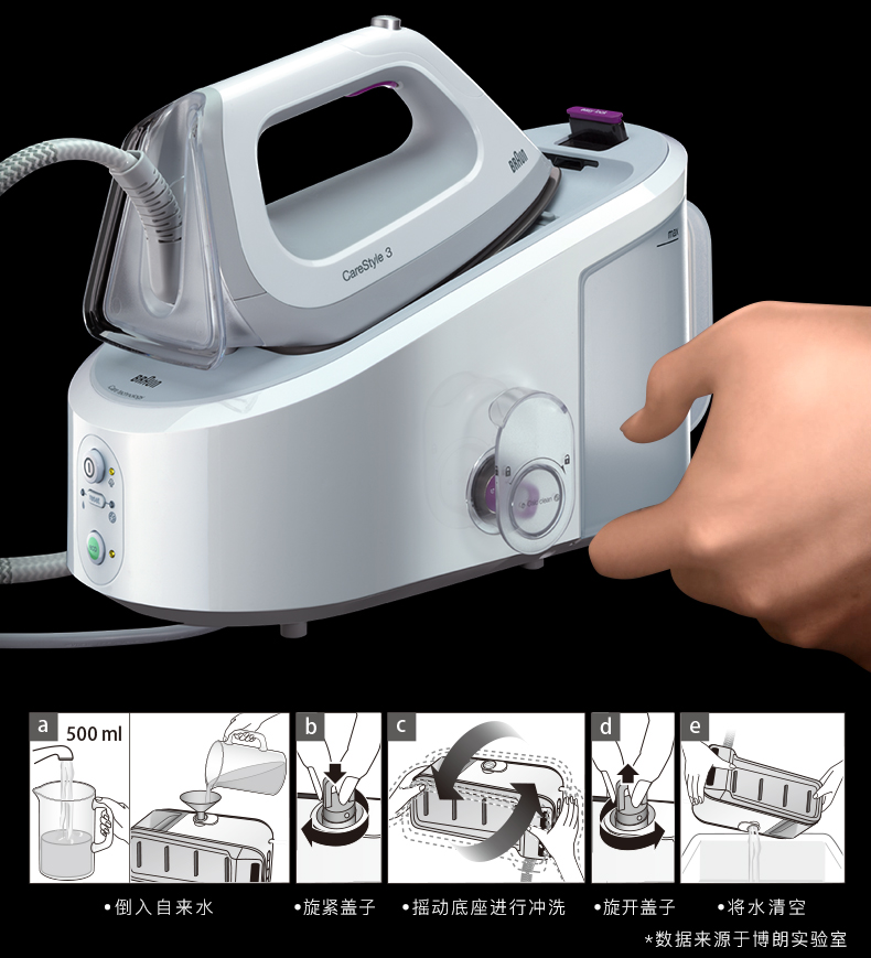 Braun Electric Brazing Iron IS3044 Máy treo hơi thông minh Áp lực gia dụng Sắt cầm tay - Điện sắt ban ui hoi nuoc