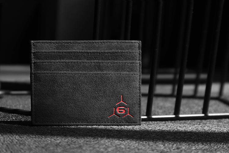 Alcantara lật lông gói thẻ siêu mỏng nam và gói thẻ da nữ nhiều thẻ thẻ ngân hàng - Chủ thẻ ví đựng card