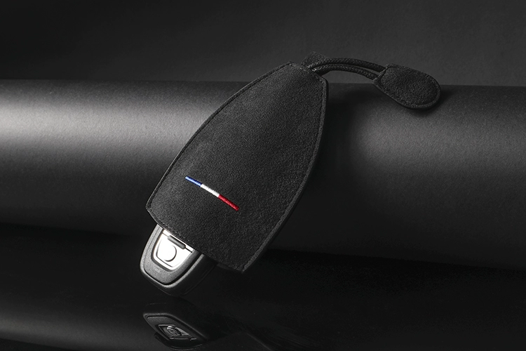 Phụ kiện ô tô Vỏ chìa khóa da lộn cá tính phù hợp với xe Volkswagen Mercedes-Benz BMW độ tùy chỉnh vỏ chìa khóa nói chung - Ô tô nội thất Accesseries