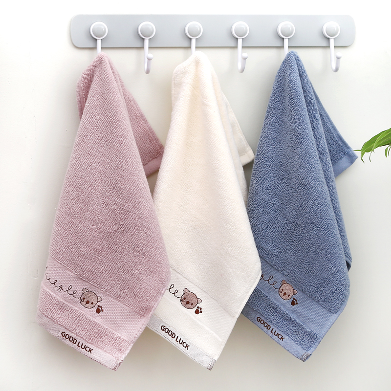 Pure cotton towel wash face without washing soft children cartoon thickening all cotton towel