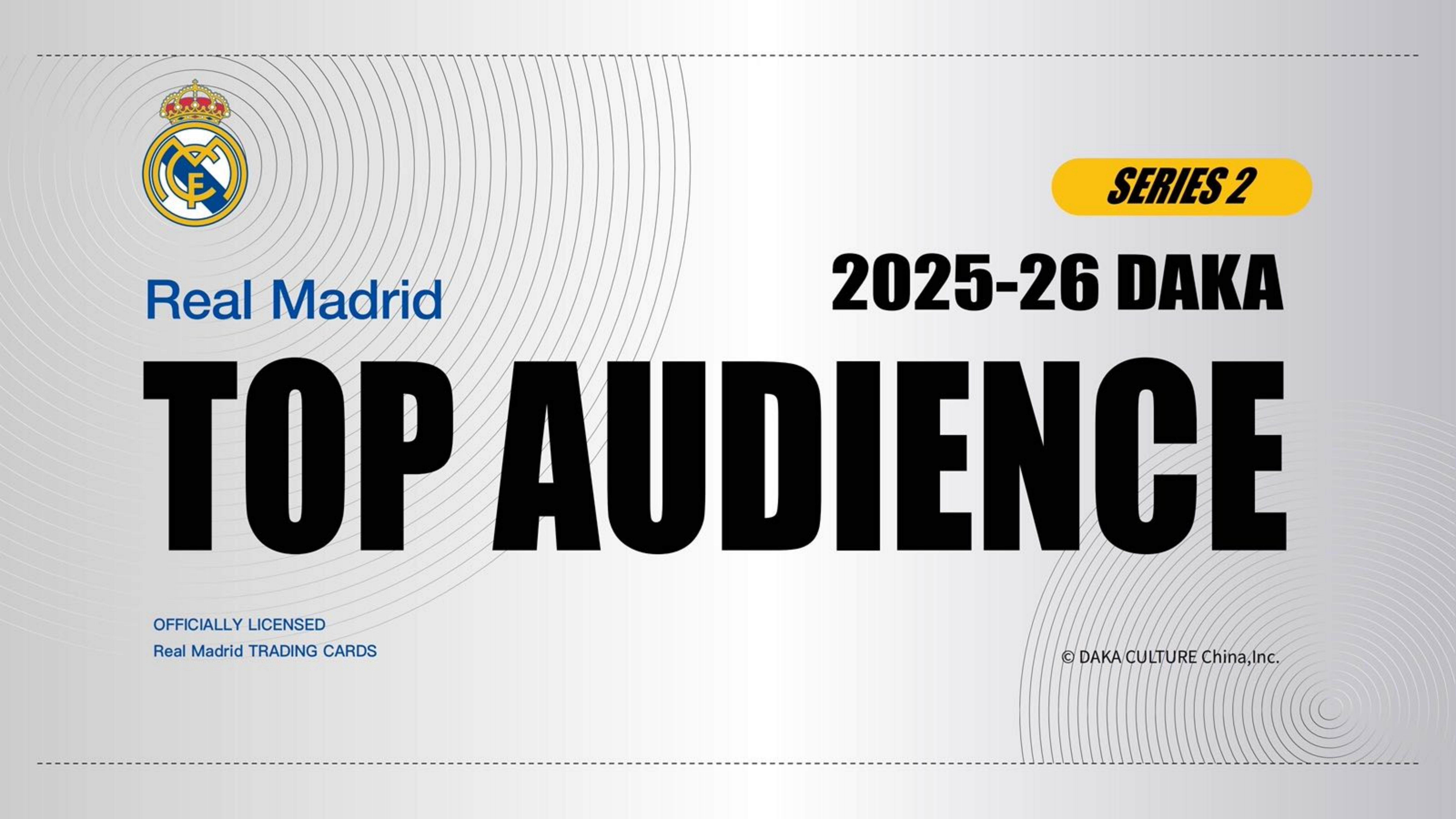 10 Boxes 2025-26 DAKA Real Madrid Team Box TOP AUDIENCE Soccer