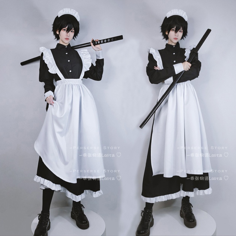 Perverse Story ロリータ 男性用メイドコスチューム コスプレメイドパーティー 女装 レディースコスチューム ビッグブラザー プラスサイズドレス