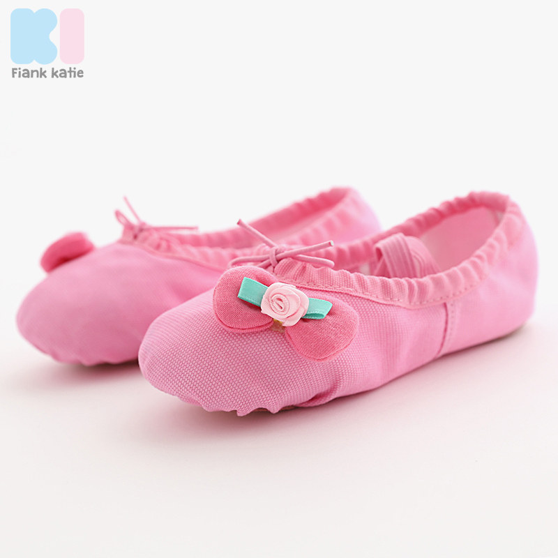 Dance Shoes Children Soft-bottom Exercises Shoes Girl Cat Paw Dancing Shoes Adult Toddlers China Dance Girls Ballet Shoes