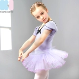 Детская летняя юбка, танцующая спортивная одежда для раннего возраста, короткий рукав