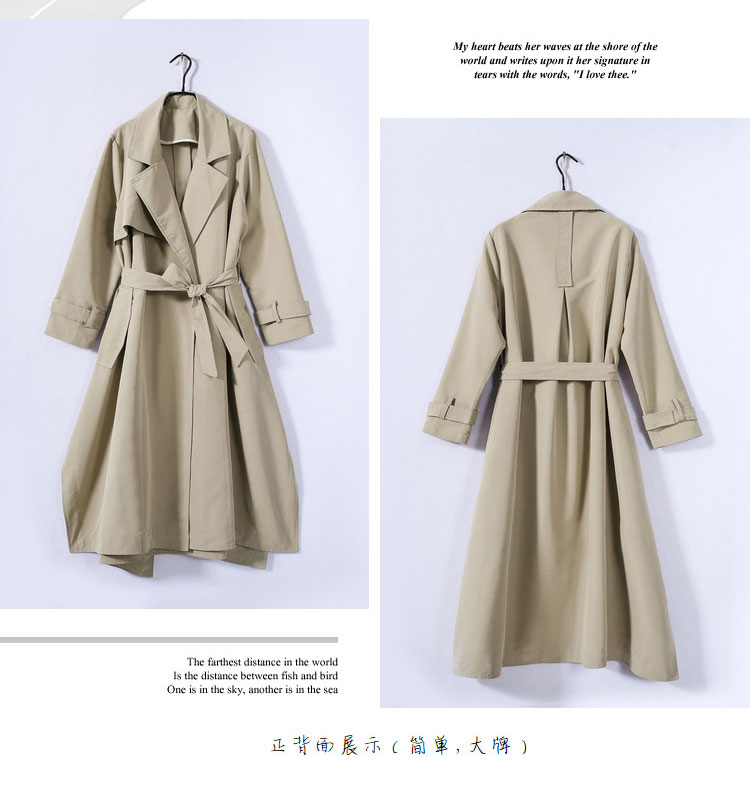 Trench pour femme en Polyester en Coton - Ref 3227509 Image 18