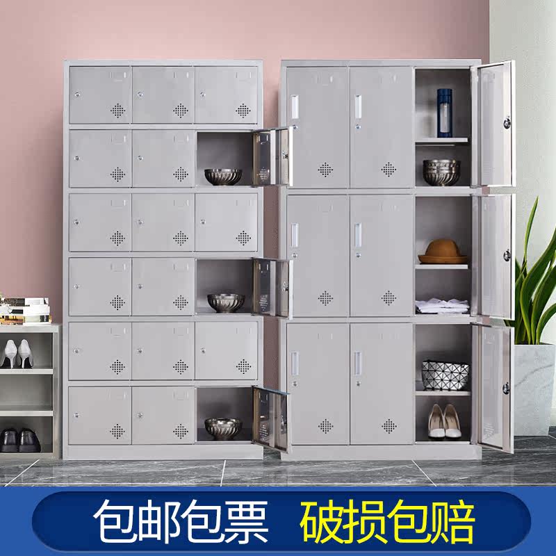 304 stainless steel locker staff table cabinet with lock locker factory canteen sideboard multi-door cupboard
