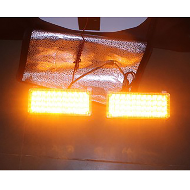 High brightness led project vehicle burst warning light Sprinkler truck trailer wrecker yellow signal light DC12V 24V