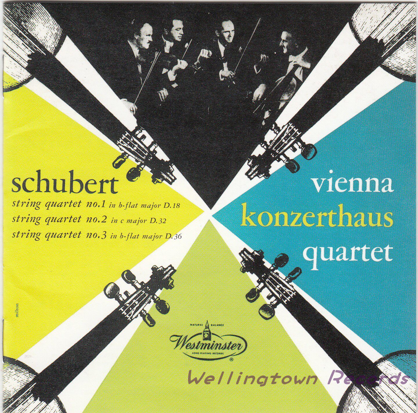 Vienna Konzerthaus Quartet Schubert 1st 2nd 3rd String Quartet W033