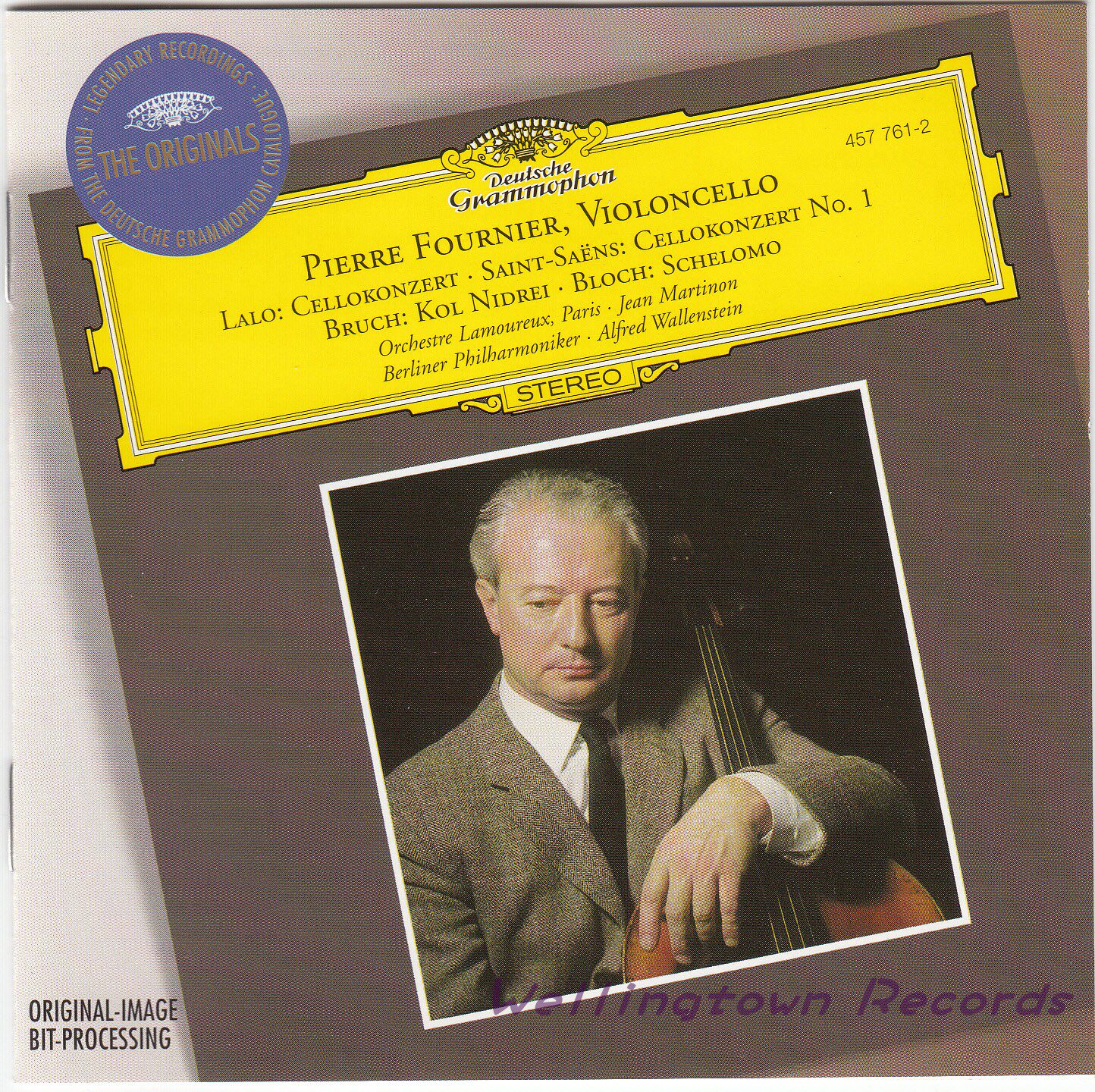 Fournier Laro Saint-Saëns Cello Bruch Cornide-Lay Bloch Solomon