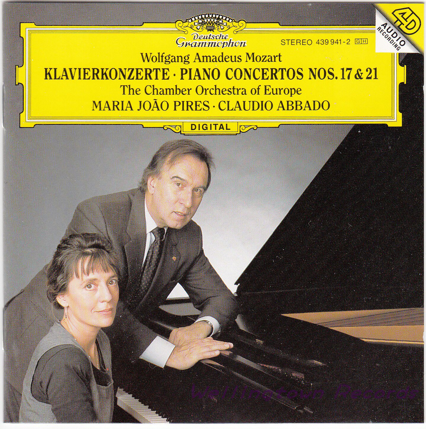 Abbado Pierce Pires Mozart Piano Concerto No. 17 No. 21 #